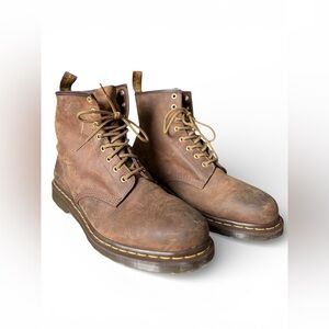 Dr. Martens 1460 Brown Crazy Horse Leather 8 Eye Boots Men’s US 12 UK 11